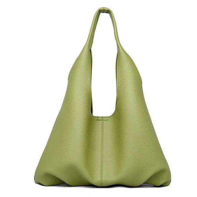 Tas Tote bag Wanita Kulit Kapasitas Besar+ Free Pouch /Tas Totebag Kuliah Wanita /Shoulderbag/Tas To