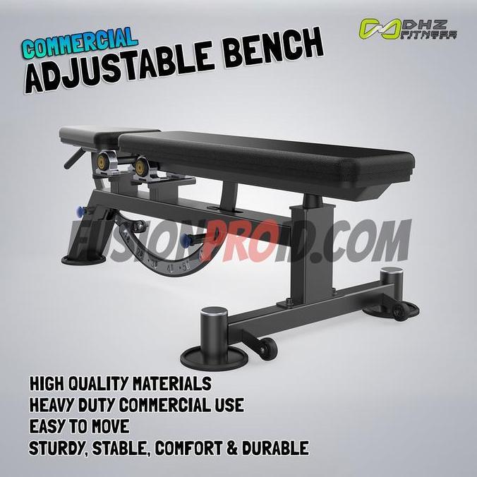 Terlaris Kursi Gym Bangku Bench Fitness Adjustable Home Gym E3039 Import Dhz