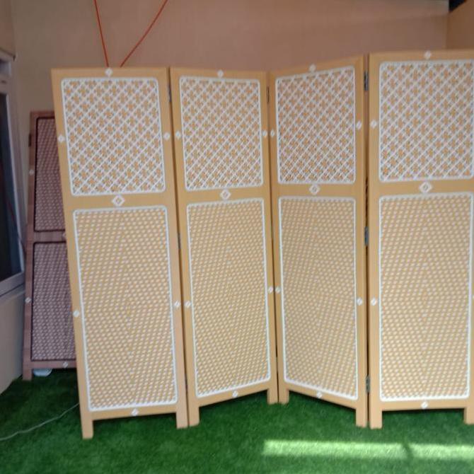 Ready Sketsel partisi screen penyekat pembatas ruangan lipat portable CO