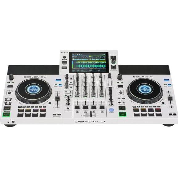 DENON DJ SC LIVE 4 4-DECK STANDALONE DJ CONTROLLER WHITE BMJ