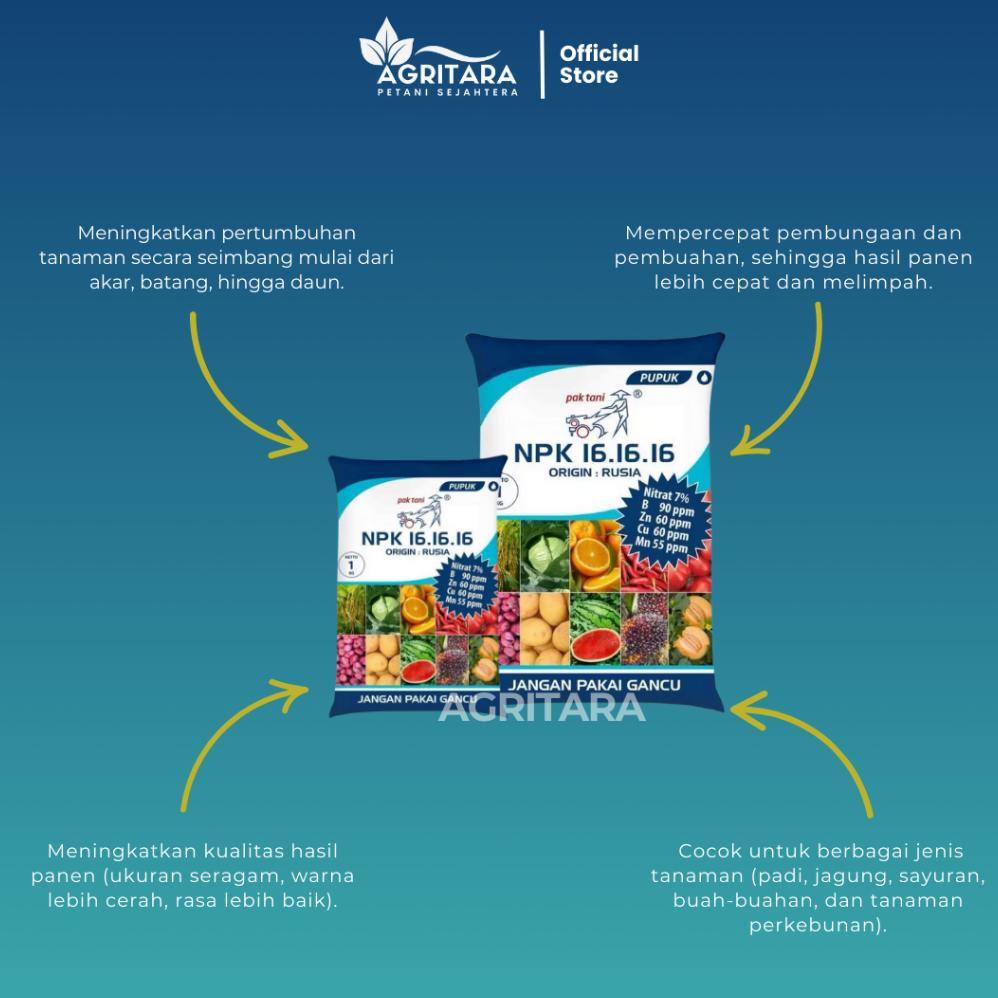 Promo Cod Pupuk Npk 16.16.16 Pak Tani 1 Kg 
