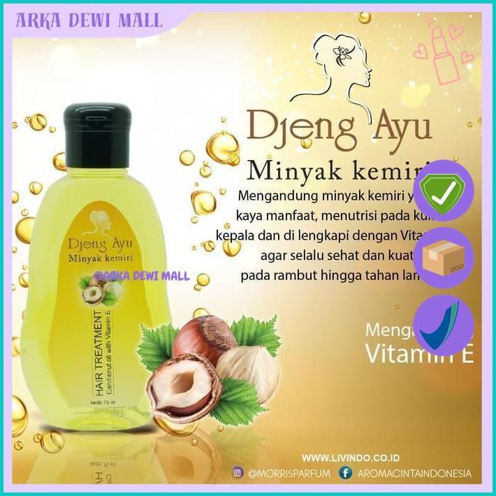 DJENG AYU MINYAK KEMIRI ORIGINAL BPOM 75ML - MINYAK KEMIRI DJENG AYU BEST PRODUK 