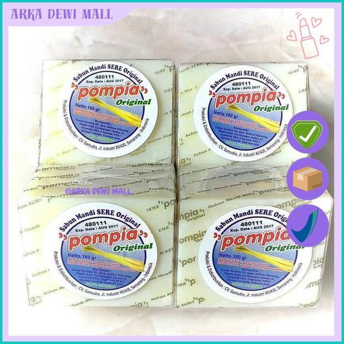 SABUN SEREH POMPIA KOTAK ORIGINAL - POMPIA SABUN SEREH BEST SELLER !!