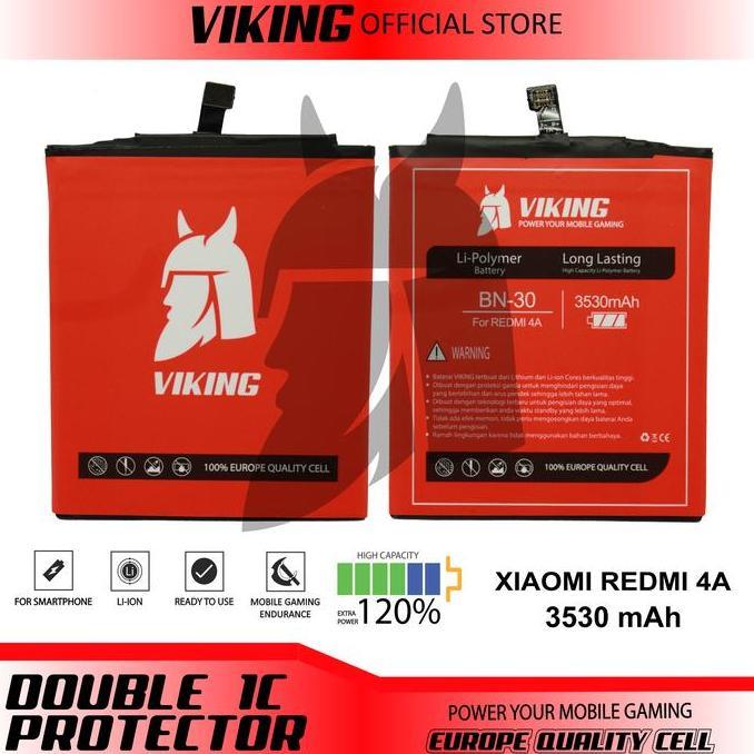 Ready Viking Baterai Redmi 4A Bn30 Double Power