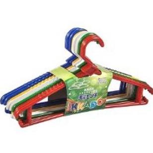 [Isi 12] Gantungan Baju Dewasa Hanger Baju Plastik Premium Anti Slip Tahan Lama Warna Cerah | Ikkado
