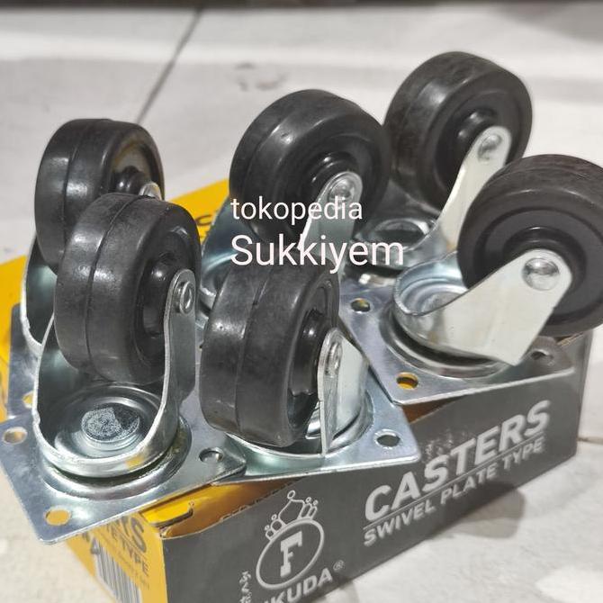 Buruan serbu] Roda Koper 40mm Set isi 6pcs - 40 mm