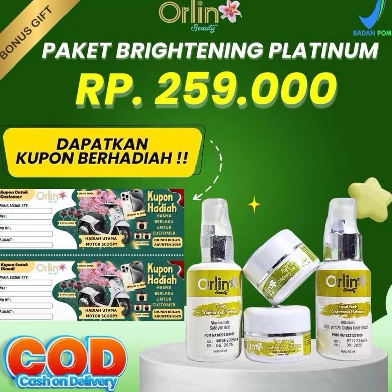 Lionking - (Hadiah Gratis) Orlin Beauty Skincare / Orlin Beauty / Orlin / Orlin Skincare / Putih Glo