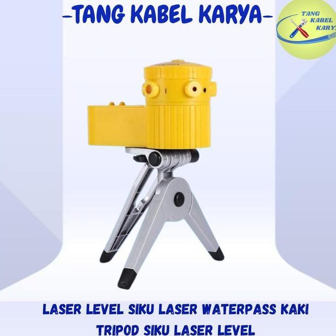 Bahreee_ - Laser Leveler Siku + Tripod Waterpass Laser Horizontal Vertikal