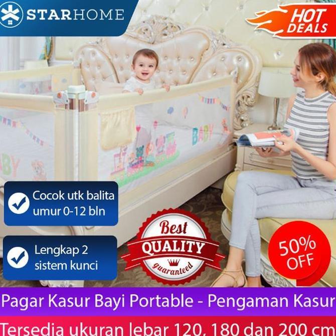 HERO_MASKUR - STARHOME BEDRAIL BABY BEDGUARD PEMBATAS KASUR