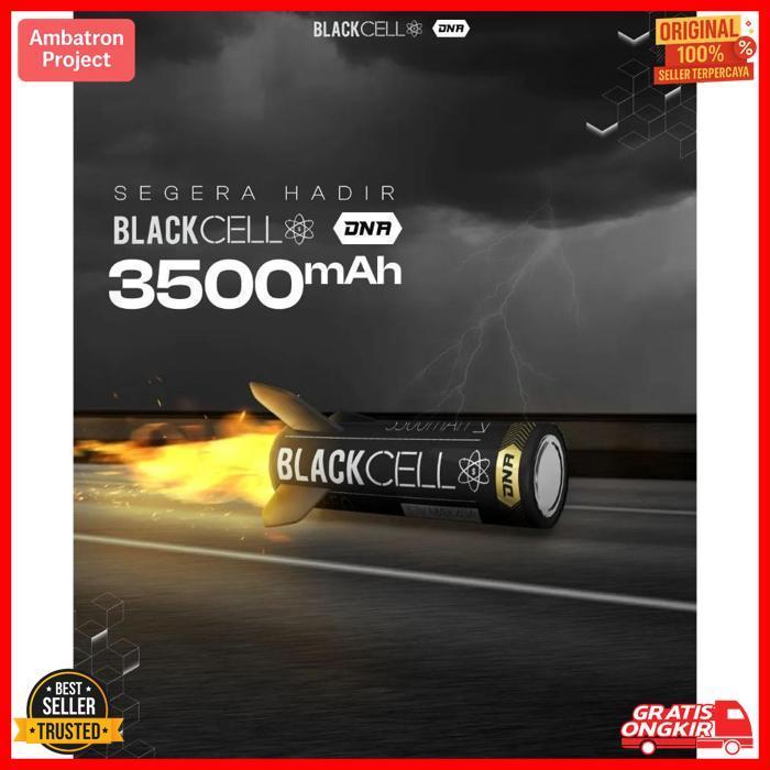 Promo Authentic Baterai 18650 Blackcell Dna 2500Mah | 3000Mah | 3500Mah | 5000Mah Battery Black Cell