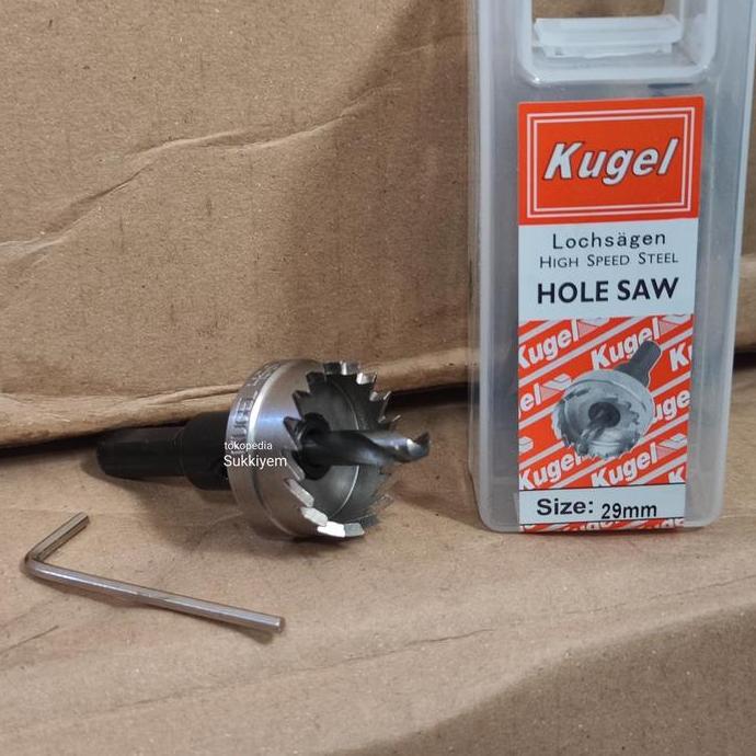 @#@#@#] Mata Bor Hole Saw HSS Kugel 29mm - Alat Pelubang Lubang Besi 29 mm