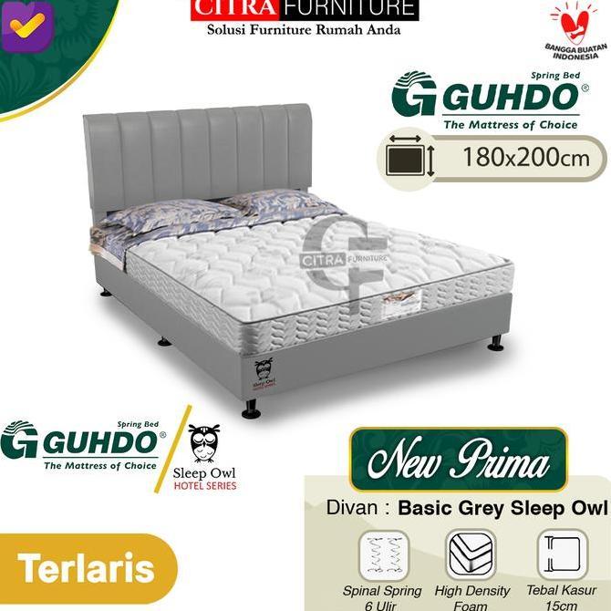 Guhdo Springbed New Prima 180x200x15 - Full set | Gudho Spring bed