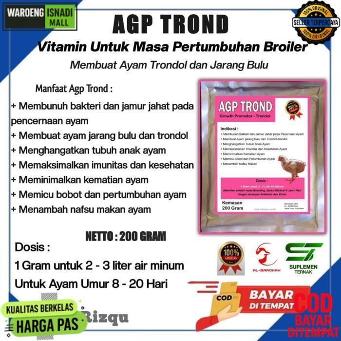 Terlaris Paket Lengkap Agp Suplemen Lengkap Broiler - Dari Doc Masuk Sampai Panen (1 Paket Untuk 100
