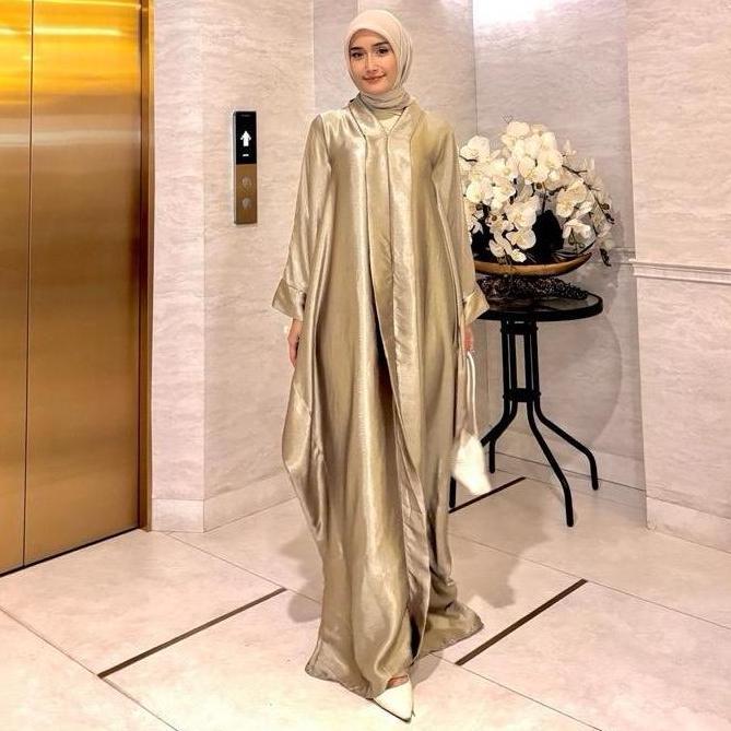 GILDA KAFTAN - credenza silk kaftan cantik mewah baju lebaran 2025