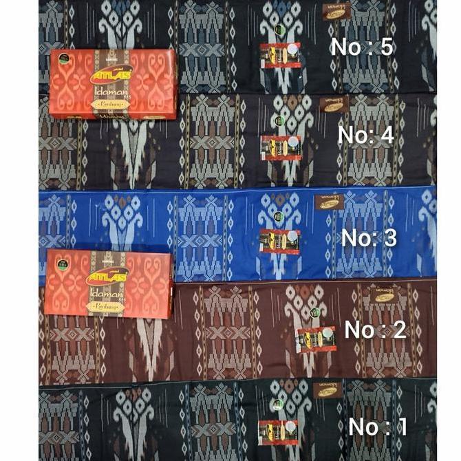 Sarung ATLAS idaman 555 kembang motif BHS SGE