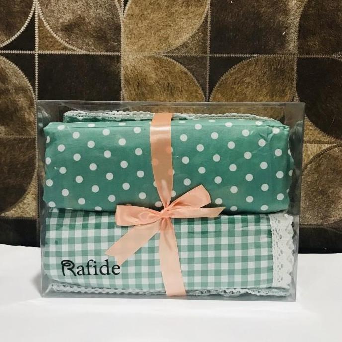 Mukena Dewasa polkadot katun Jepang Tokai