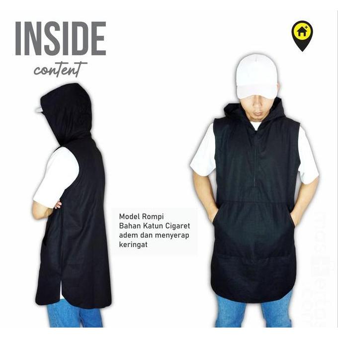 rompi sholat pria dewasa, hoodie zipper, baju koko,rompi muslim,custom