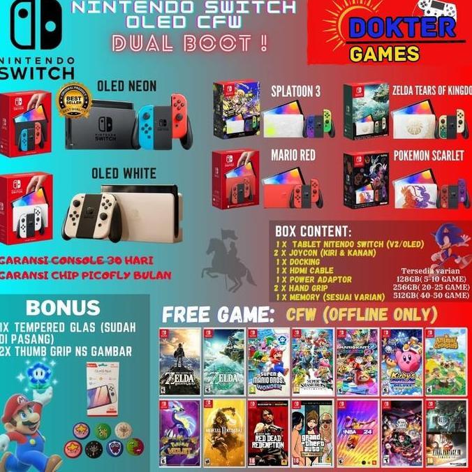 Nintendo Switch  Lite V1 Oled CFW