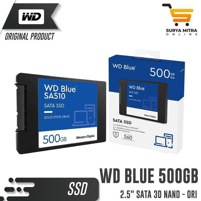 SSD WD SATA BLUE 500GB - WDS500G3B0A