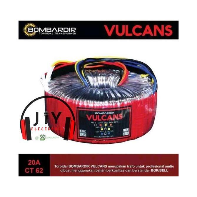 Travo Trafo Toroid Donat Vulcans Bombardir 20A 62v 20 Ampere BGR