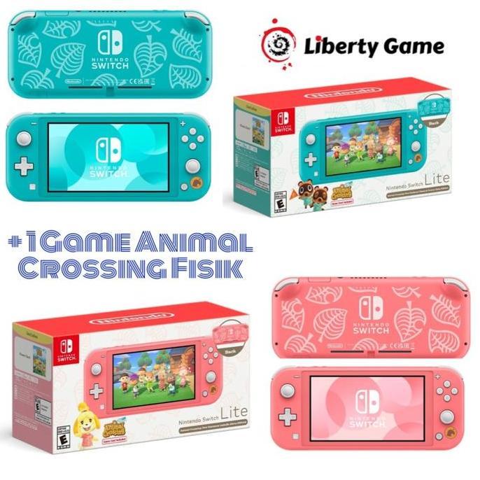 Nintendo Switch Lite Timmy & Tommy Aloha Edition - Konsol Game Portabel 5.5 Inci Turquoise
