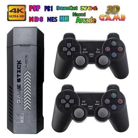 4K Game Stick Gen 2 Plus X2 Plus Game Console Wireless Gamepad HDMI