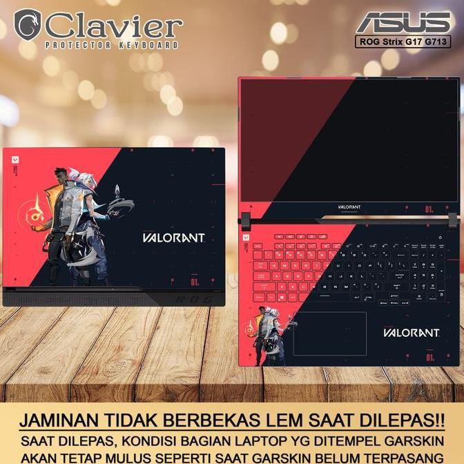 NEW Cover Garskin Laptop Asus ROG G713 G713Q G713QC G713QM G713QR Bening