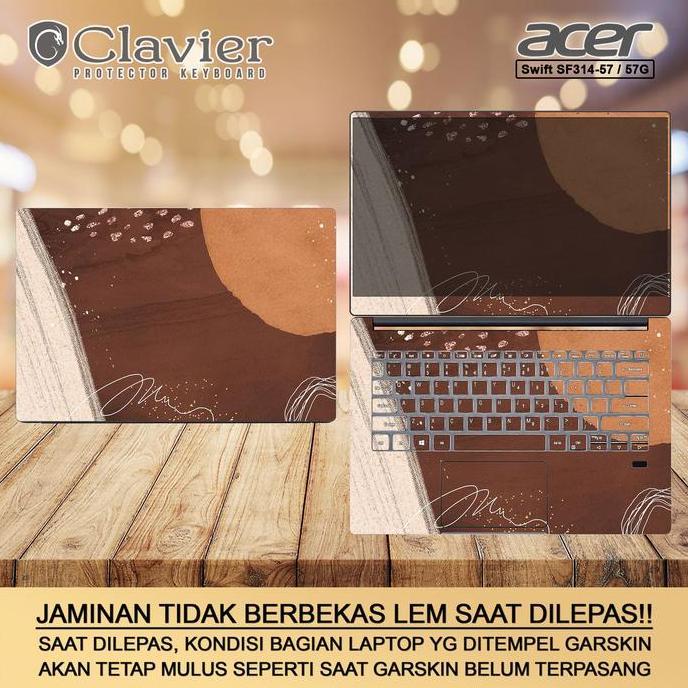Cover Garskin Laptop Acer Swift 3 SF314-57-34KV 39MQ Bening Fullbody