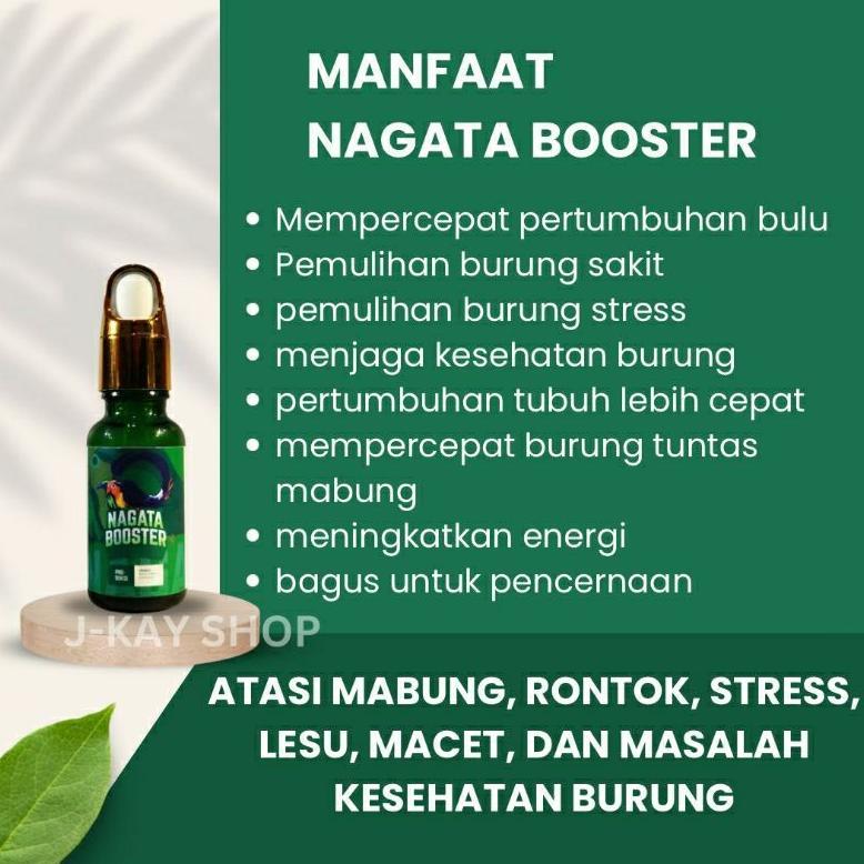 Nagata Booster Vitamin Burung Tuntaskan Mabung, Macet Bunyi Dan Permasalaha Kicau Vitamin Burung Nag