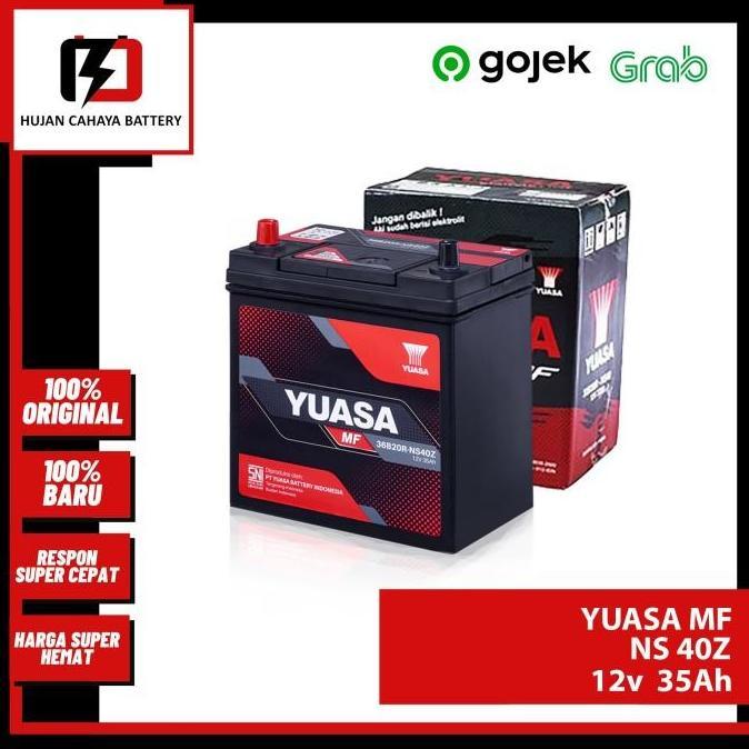 Murah Aki Mobil Yuasa Mf Ns40Z / Ns-40-Z / Ns 40 Z - Aki Toyota Agya Trd