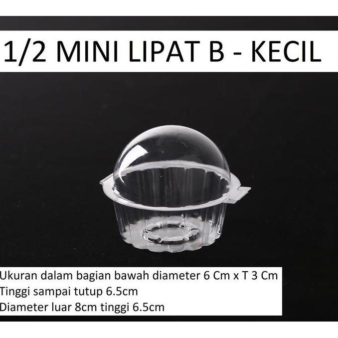 Terlaris Tart 1/2 Mini Lipat Kecil / Tray Cup Cake