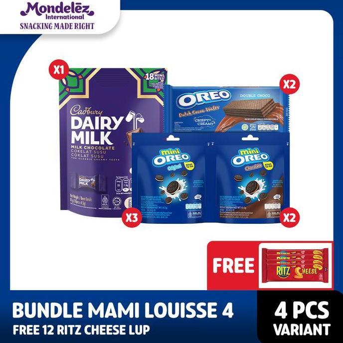 [Bundle Mami Louisse 4] Paket Oreo Dan CadburyBerhadiahRitz