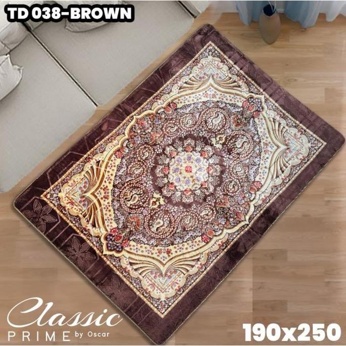 Promo Karpet Busa Malaysia Oscar Classic Turkish Series Size Jumbo Polyester