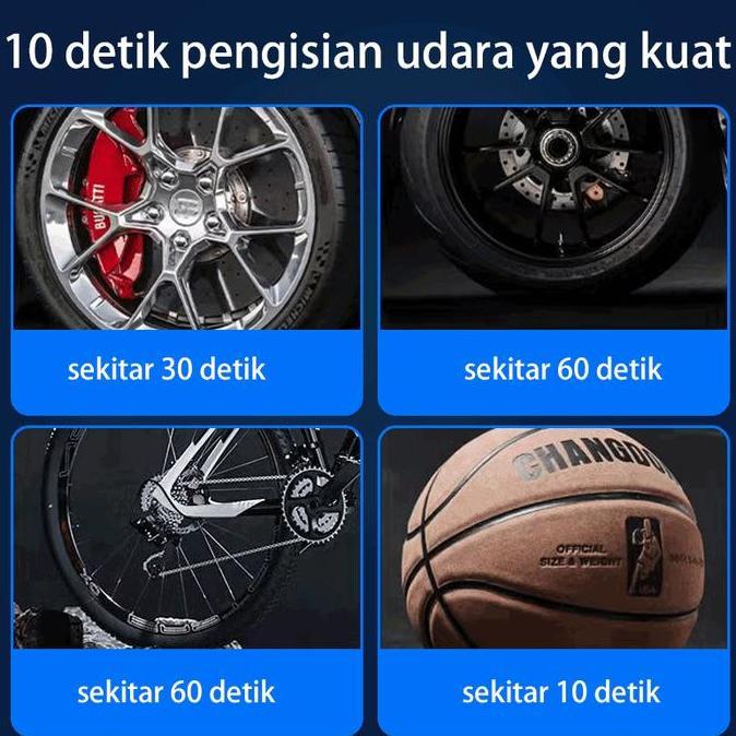 Zacro Pompa Ban Elektrik Motor Mobil / Air Pump Inflator Electric / Pompa Angin Elektrik Mobil Dan M