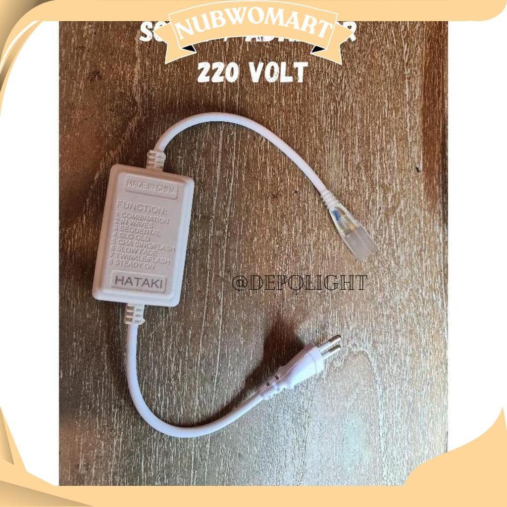 Soket Lampu Strip/Soket Rgb/Controller Rgb/Neon Flex/Adaptor Led Strip 220 Volt D Sale