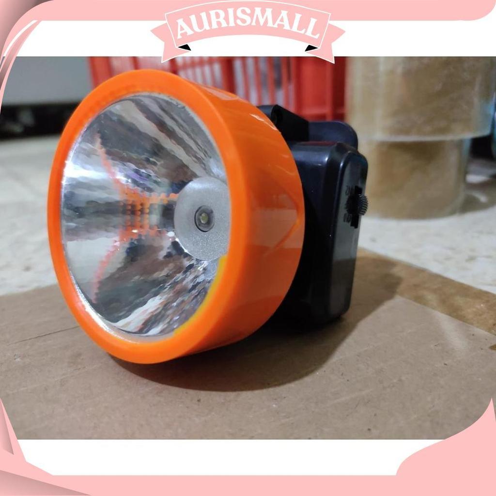 Senter Kepala / Lampu Kepala Headlamp Cahaya Putih Kuning D Cod