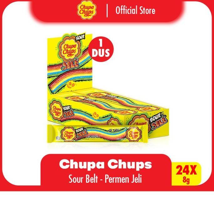 Chupa Chups Sour Belt - 1 Box