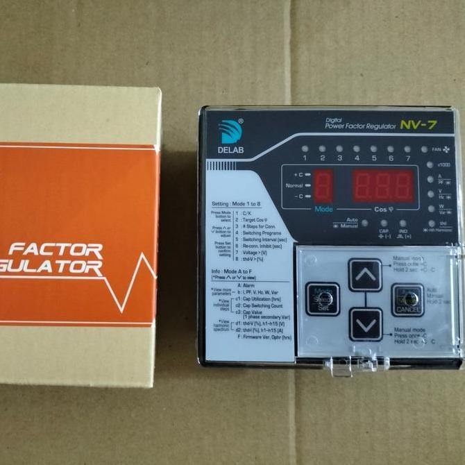 Promo Delab Power Factor Regulator / Controller 7 step Diskon