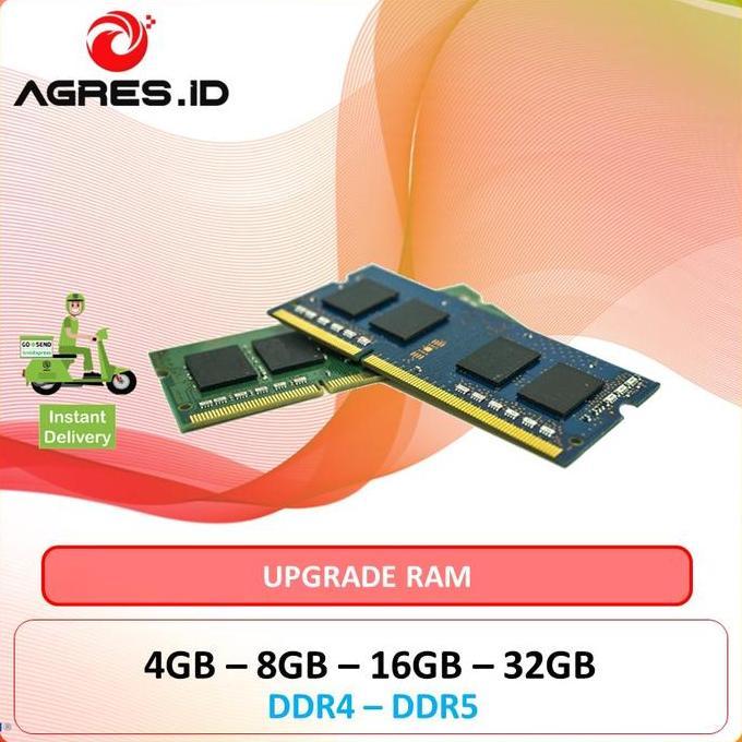 raruru436 - Jasa Upgrade RAM Laptop 4GB 8GB 16GB | Tambah RAM Saat Pembelian
