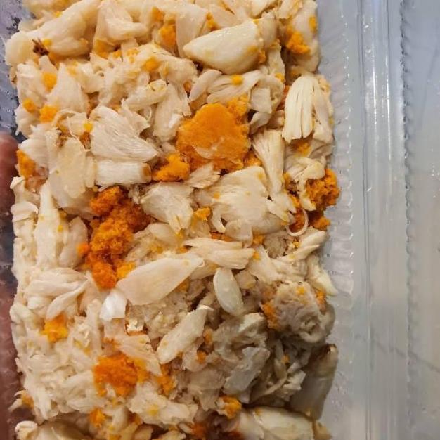 Terlaris Daging Kepiting Kupas Campur Telor Kemasan 500 Gram