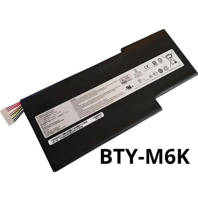 Battery MSI MS-16R3 MSI MS-17F1 MSI MS-17F2 MSI BTY-M6K MSI MS-17B7 Terlaris