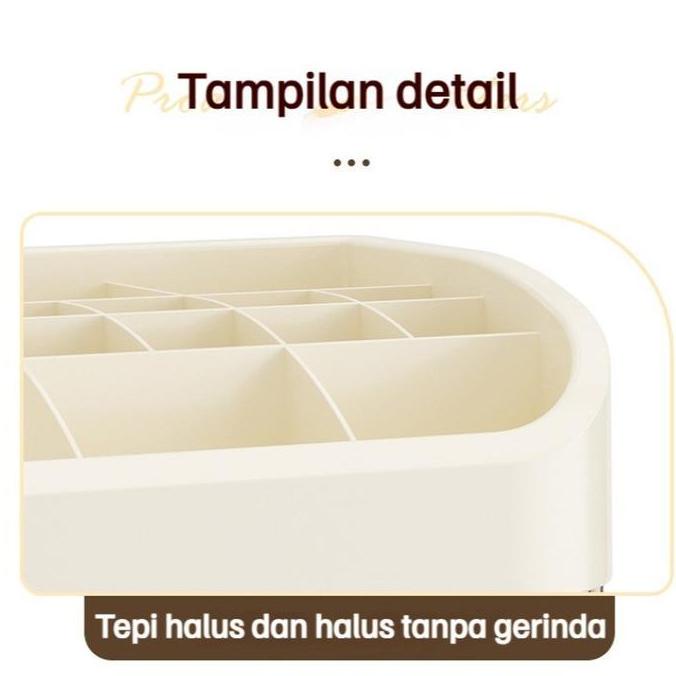New- COD3 Tingkat Rak Kosmetik Dengan Laci Anti Debu Multifungsi / Tempat Penyimpanan Make Up Dengan