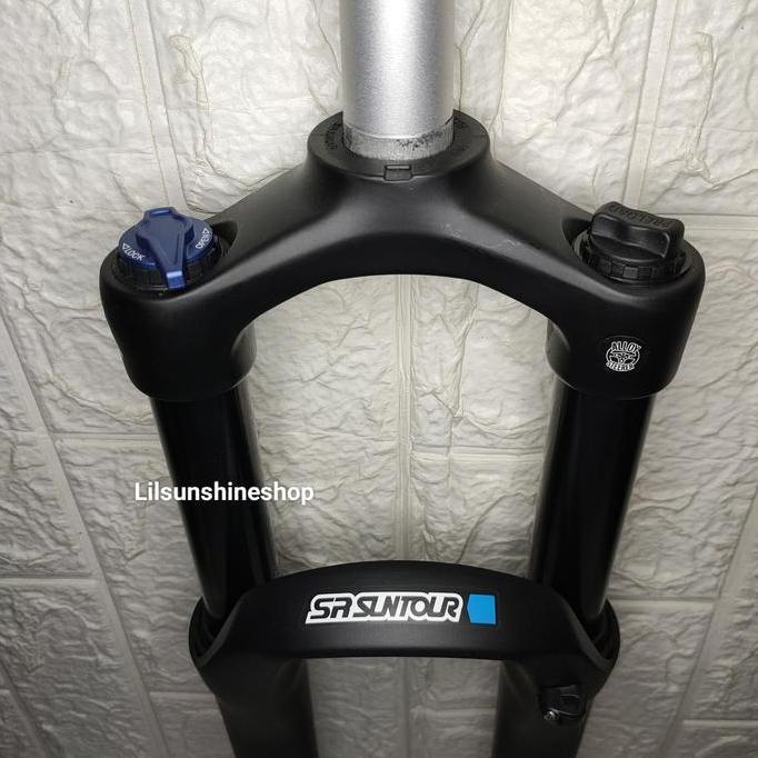 Promo Fork Mtb 27.5 Sr Suntour X1 Alloy Steertube Oversize 28.6Mm T120 Suspension With Lock And Prel