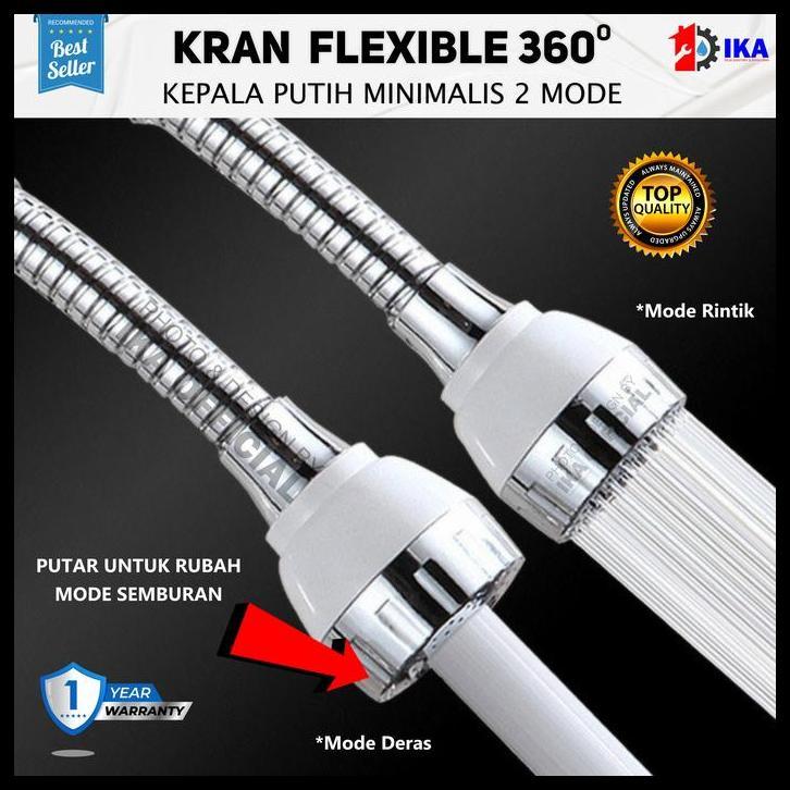 KRAN AIR ANGSA FLEKSIBEL WASTAFEL TEMBOK SINK STAINLESS KUNINGAN CUCI PIRING MINIMALIS PREMIUM KERAN