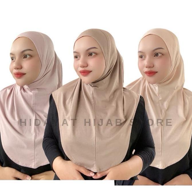Promo Jilbab Bergo Kaos Sport/Bergo Olahraga - Nyaman Dan Panjang Cod