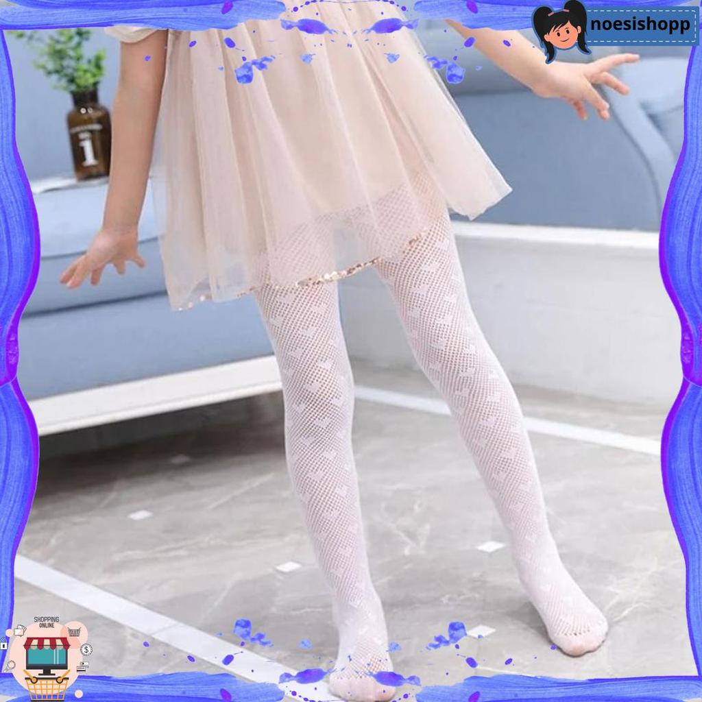 Teratas Stocking Jaring Motif Anak Stoking Anak Jala Bolong Hitam Putih