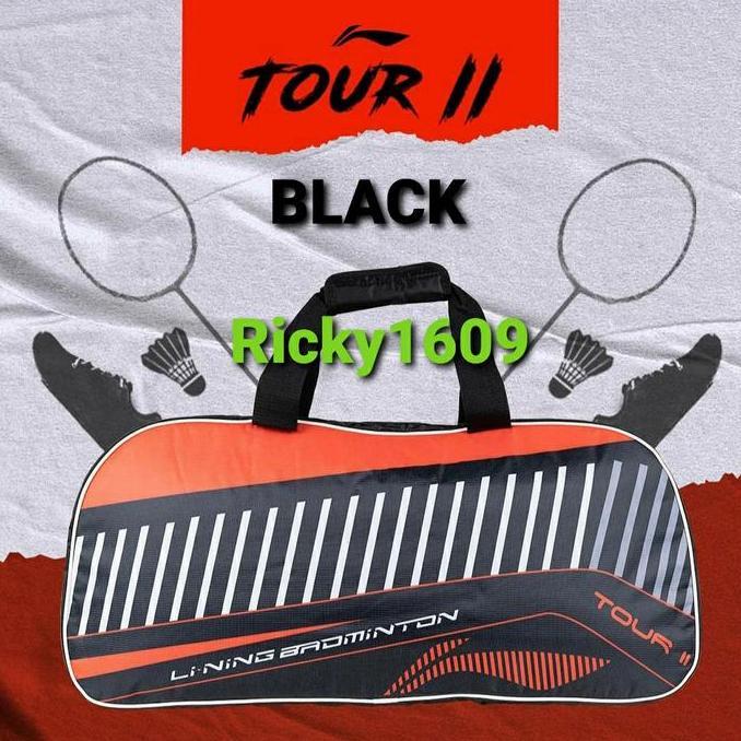 TAS BADMINTON LINING ABDQ282 TOUR II (THERMO BAG 2R) KOTAK - ORIGINAL Terlaris