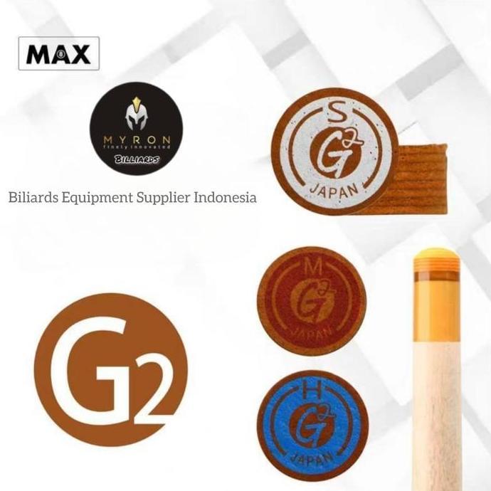 Tip G2 Japan~Soft & Medium~Cue Tip Billiard G2~Master Tip Billiard G2 Terlaris