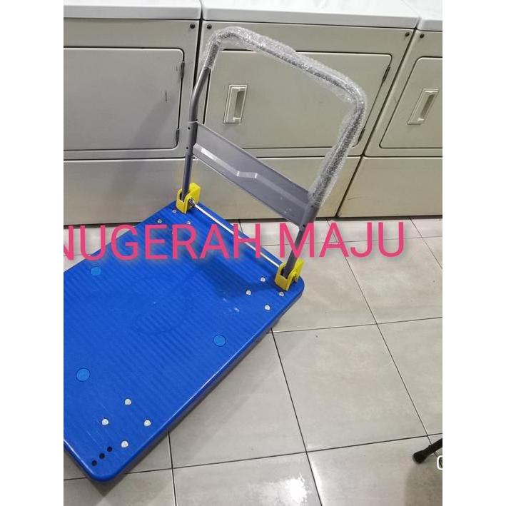 Handtruck Fiber Denko 300 Kg/Troli/Trolley/Dorongan Lipat Barang