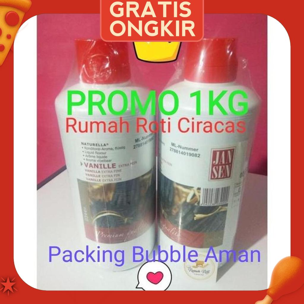 Vanila Jansen Extract 1 Kg Botol Perasa Vanilla Vanili Kue Cake